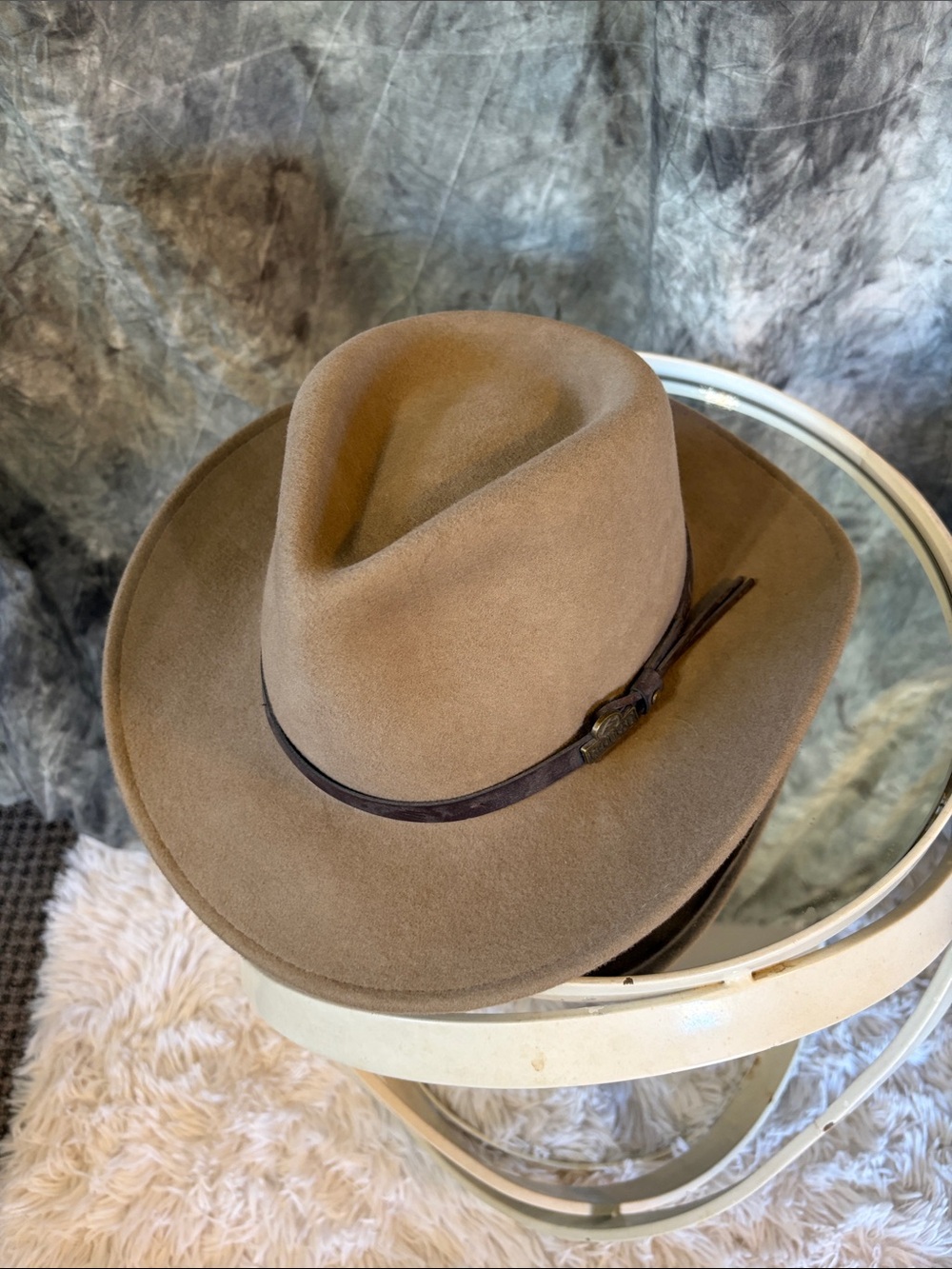 RedHead Brown Felt Cowboy Hat with Dark Brown Band